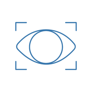 Icona dell'occhio dedicata al servizio di oculistica e chirurgia oftalmica veterinaria a Verona.